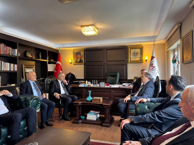 Cumhuriyet Halk Partisi  İnşaat Müteahhitler Konfederasyonunu  ziyaret etti.